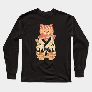 Samurai Meowster Long Sleeve T-Shirt